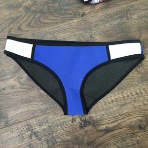 Triangl Neoprene Bottoms (Blue and White)
